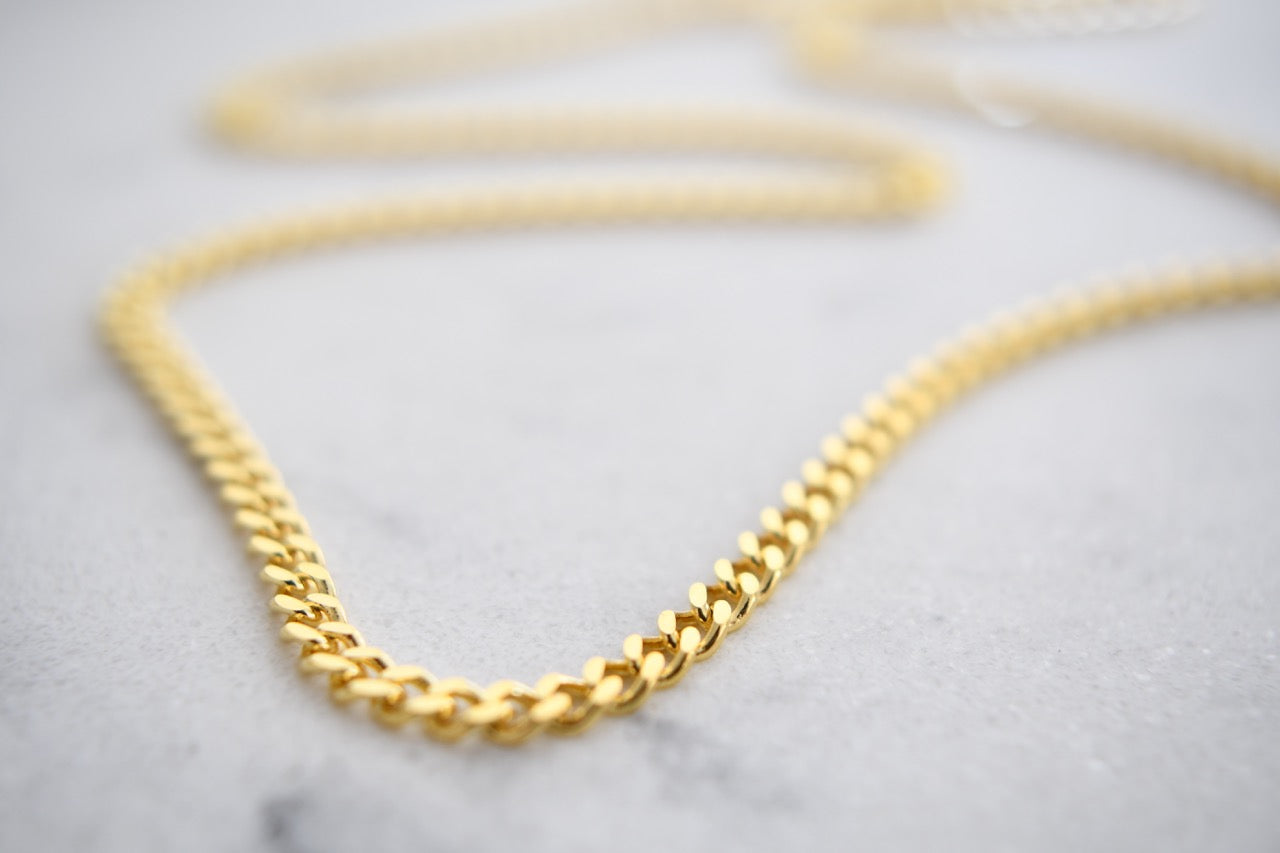 Keny Cuban Link in 14K Gold Plating